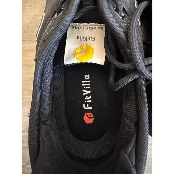FILA FitVille Unisex Black Stride Core Athletic Sneakers Shoes Size M10 W11.5 main image 5